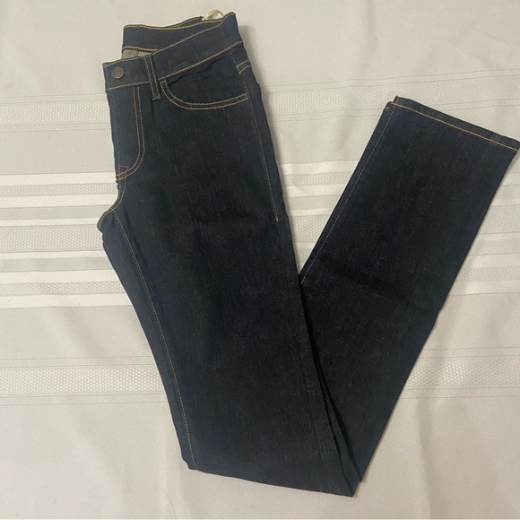 Imogene + Willie “Imogene “ Womens Dark Denim Straight Leg Stretch Jeans- NWT 23 - Picture 10 of 11